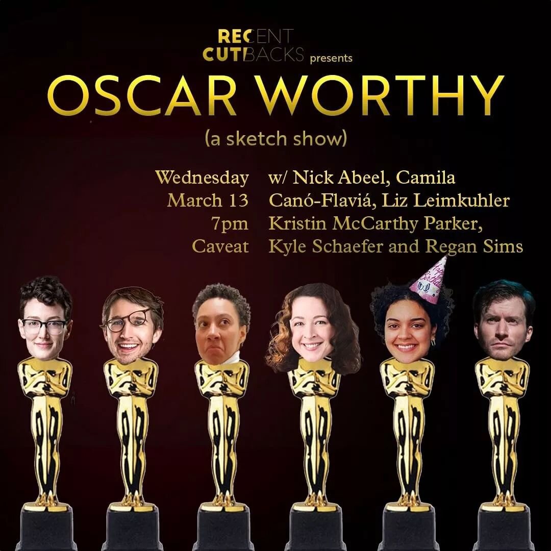 🏆OSCAR WORTHY🏆

&hellip; and how could it not be with such an all-star cast? Thrilled to announce the timely theme and lineup for the next @recentcutbacks sketch show on Wednesday, March 13, at 7pm @caveatnyc 

Anatomy of a Silence of the Everythin