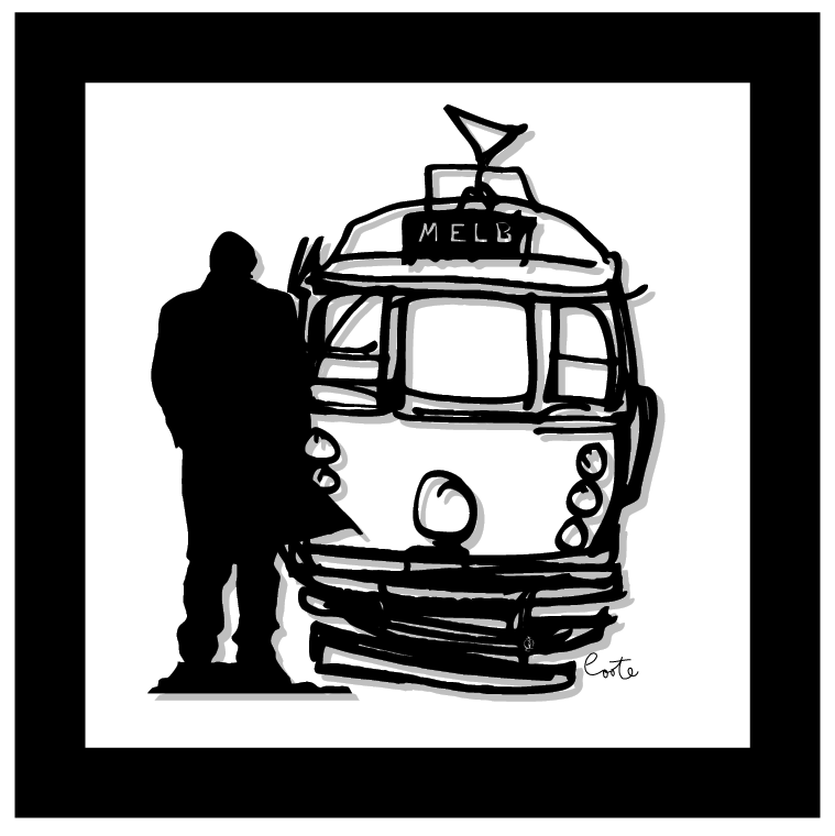 Papercut ART City Shadows: TRAMMAN