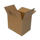 LINEN BOXES: Also known as 3.1 cubic foot carton. Ideal for linens, pots, pans, toys and also good for lighter bulky items. Approximate size 18″x18″x16″
