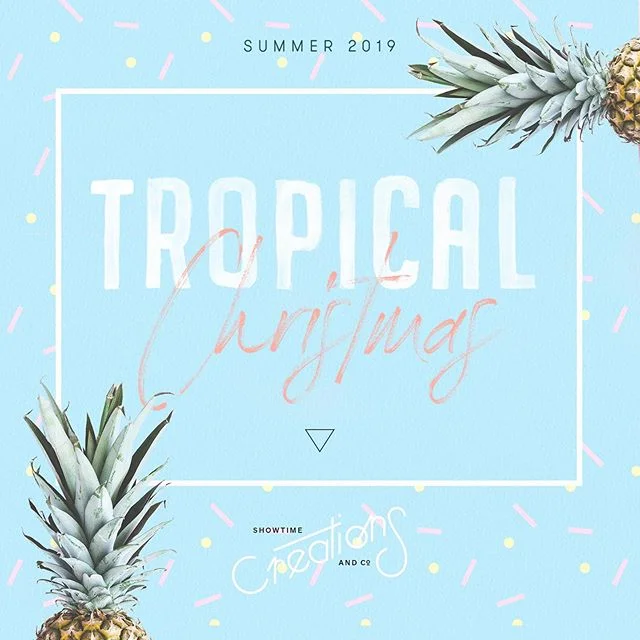 CHRISTMAS IS ON OUR MIND, IS IT ON YOURS? 🍍❄️⛄️🎄 We are in full Christmas planning mode here at Showtime Creations &amp; Co... If your goal this Christmas is to stand out, then our brand new Tropical Christmas Costumes and Characters are exactly wh