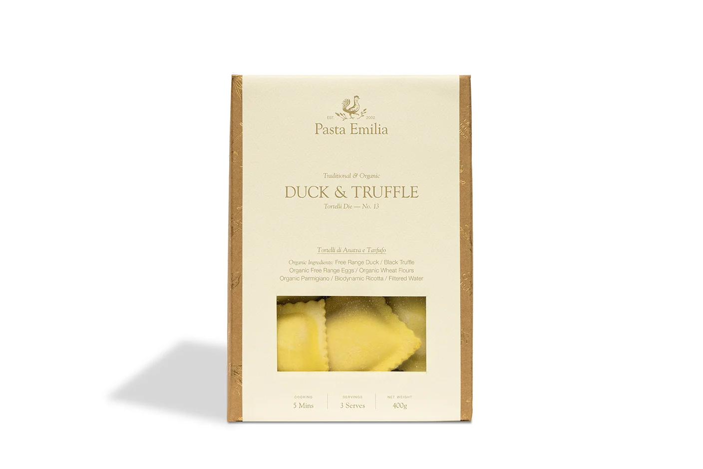Pasta Emilia Organic Duck &amp; Truffle Tortelli