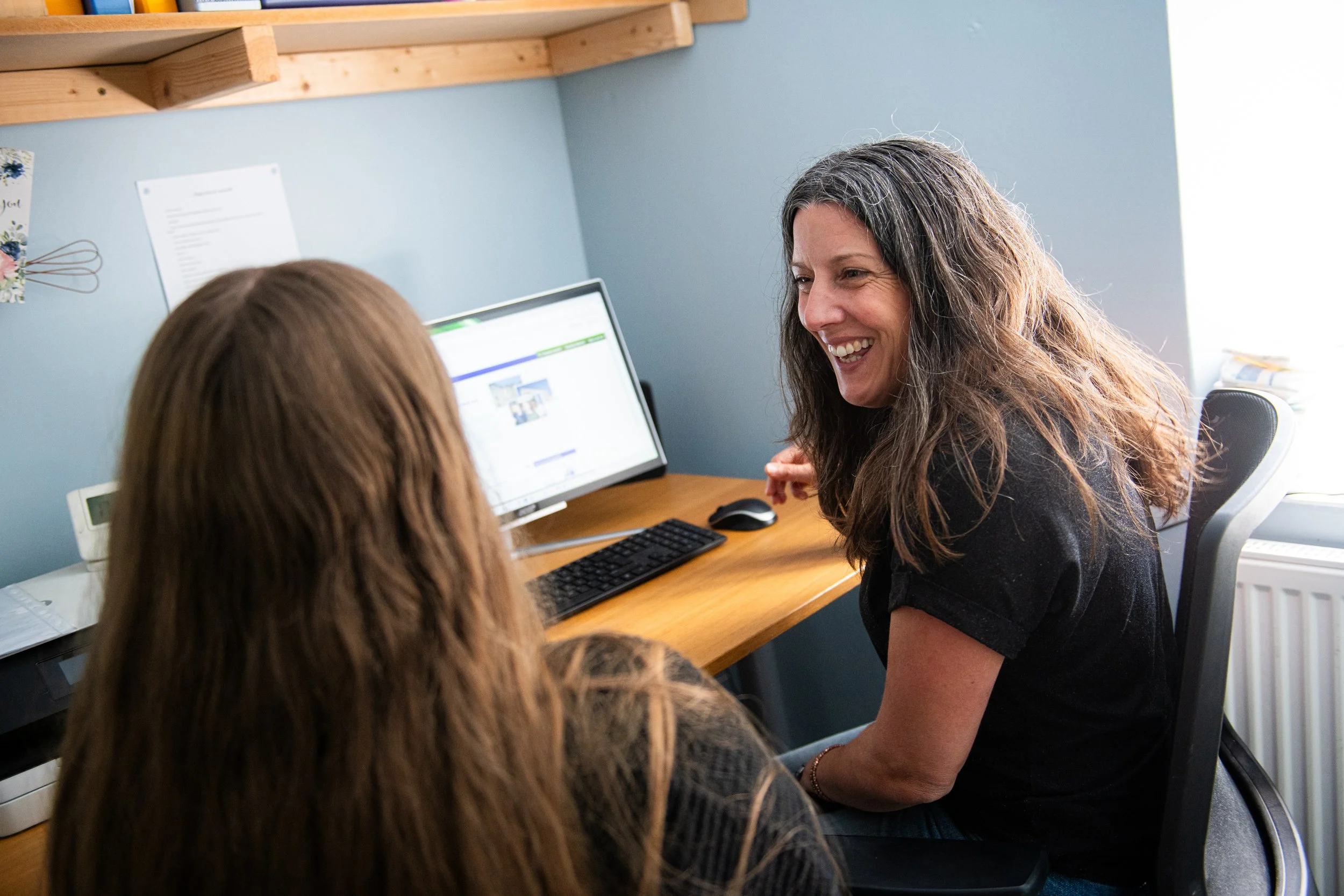 We signpost our residents to the right places and help them with applications and paperwork.