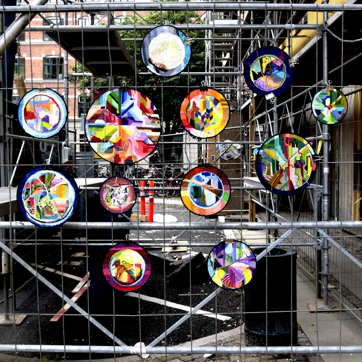 Dråber på stillads