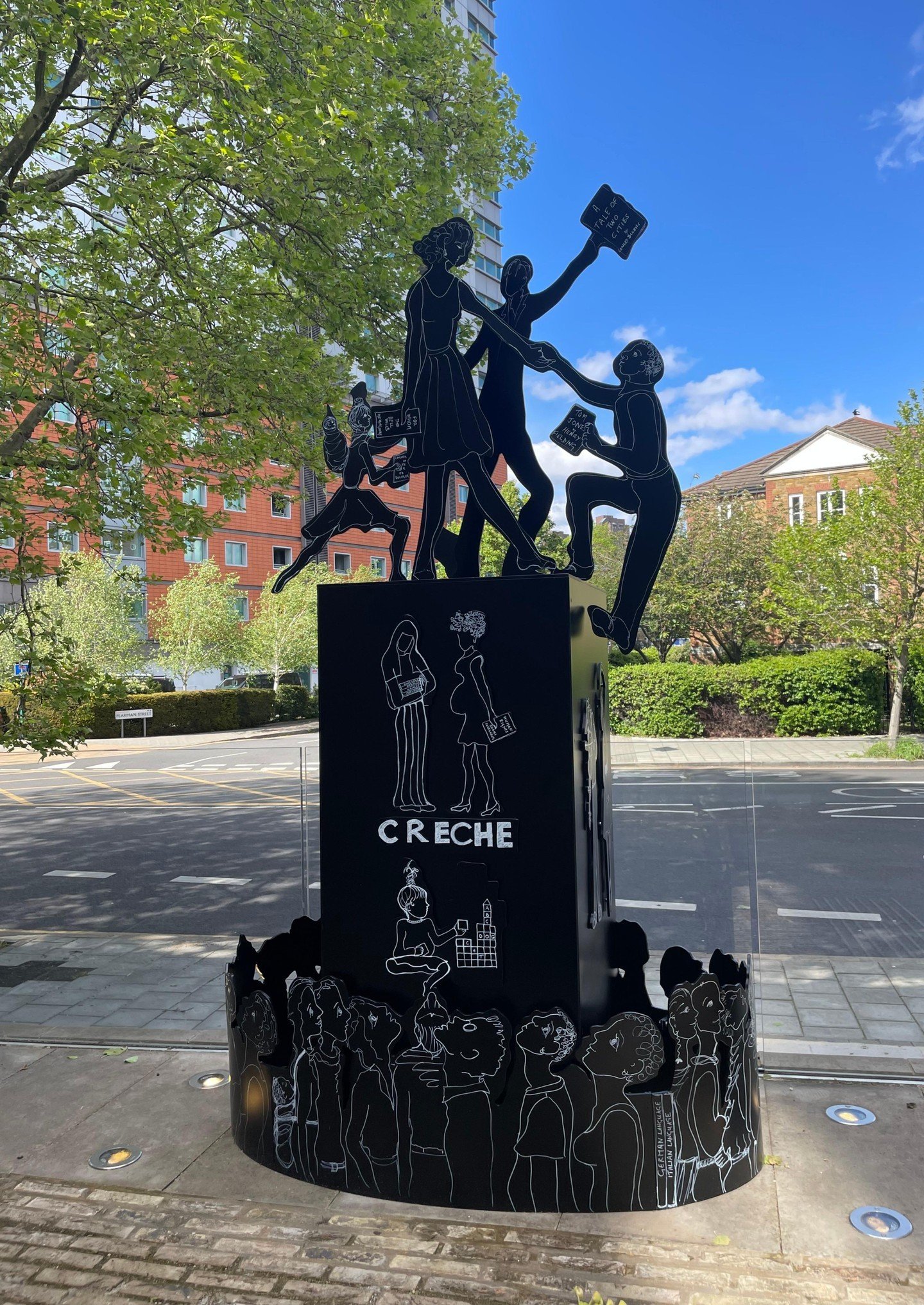 Morley College Waterloo is delighted to announce the installation of our new Fifth Plinth sculpture by long-standing Morley artist Patsy Hickman. Selected by an expert panel and developed over the last year, the sculpture is entitled Renewal, and is 