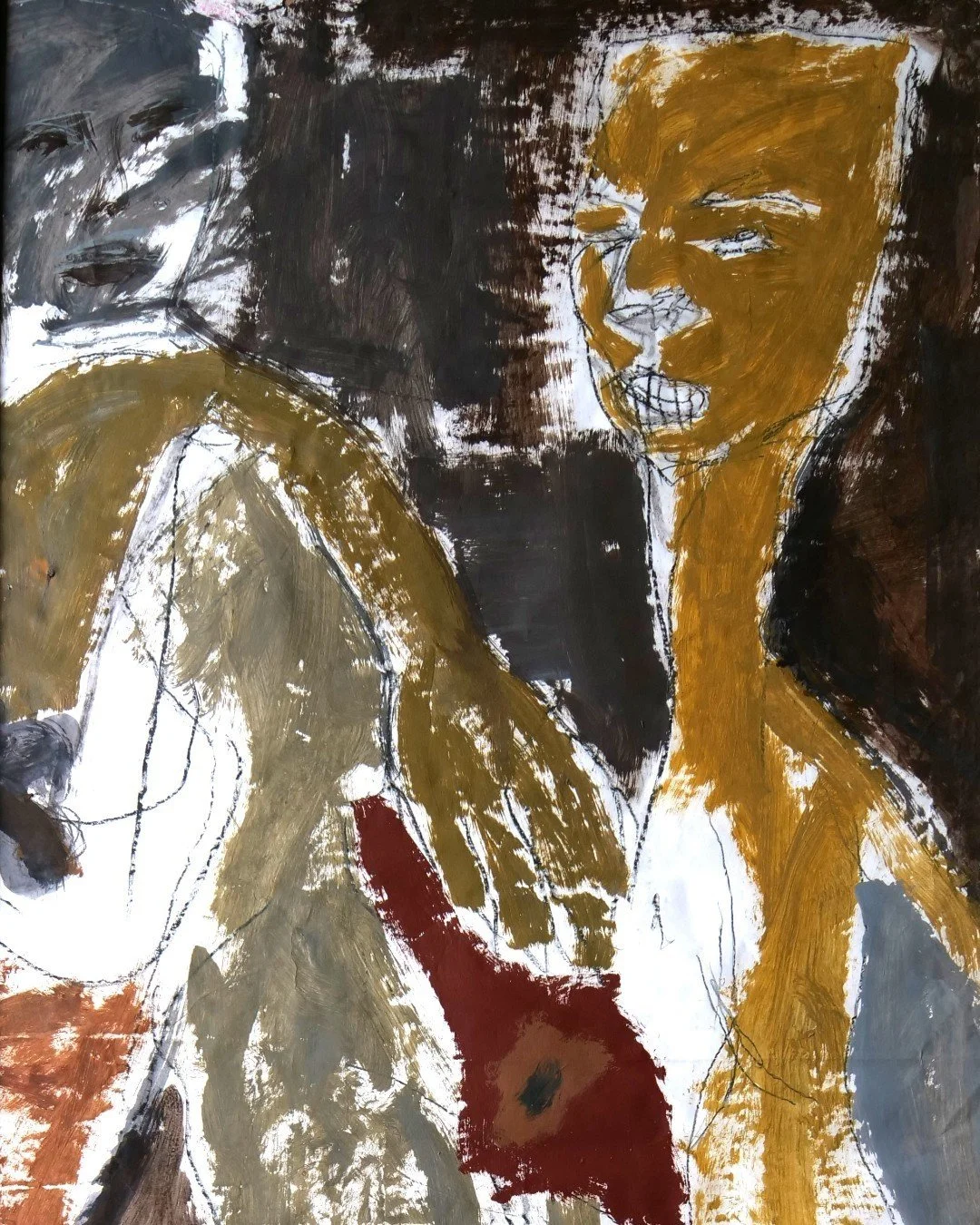 Ronald O'Neal Best (b.1957 ) explores the boundaries between figuration and abstraction, the frontiers where the classical tradition of painting and printmaking fuse with a Modernist sensibility. 

Attending Byam Shaw School of Art in 1975, he went o