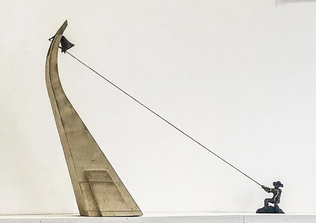 4 Paul Bonomini, Sound The Alarm,  Bronze and concrete.jpg