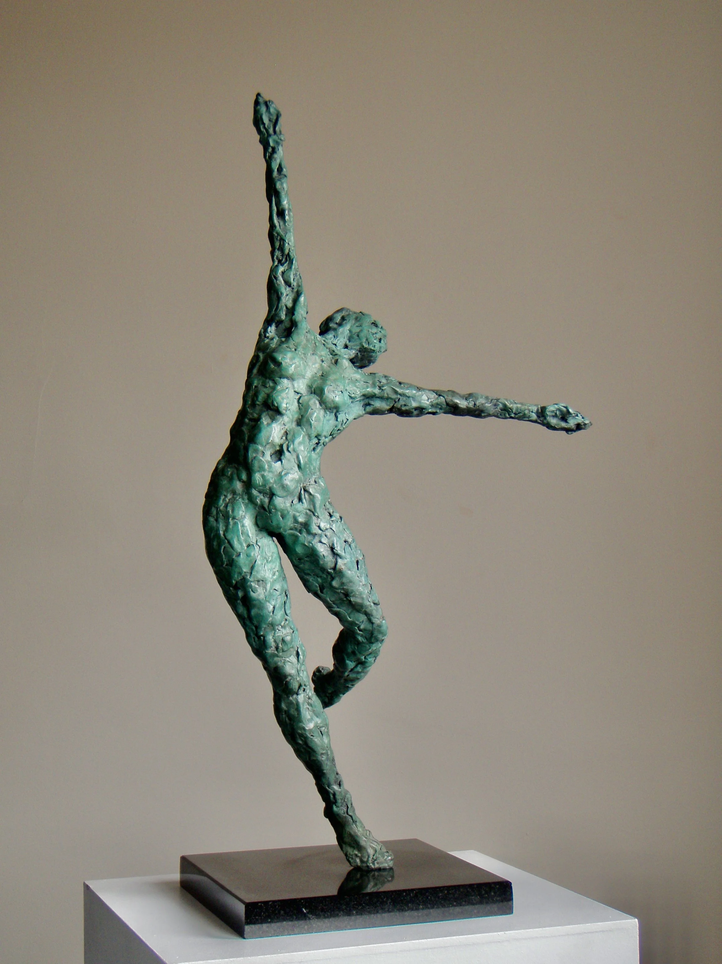 27 Hazel Reeves. Dance VI. verdigris bronze.jpeg