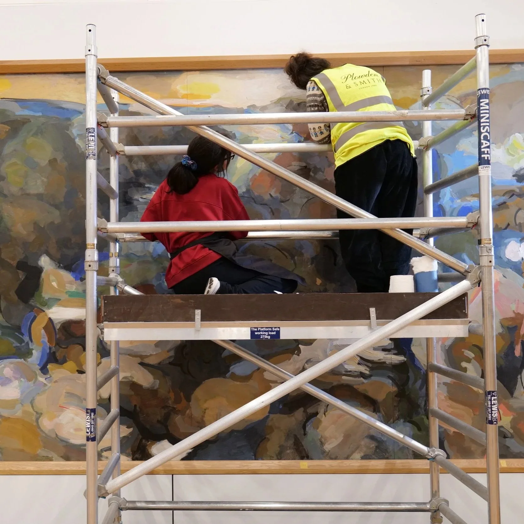 Morley College London - Conservation of iconic Martin Froy murals