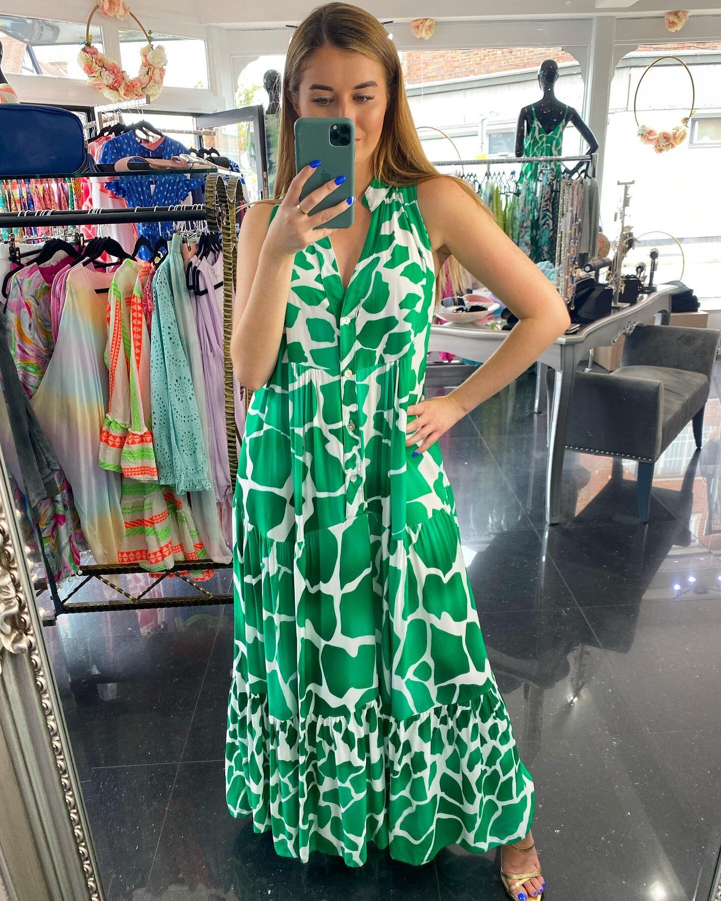 Our giraffe print dresses are selling quick! We have green and navy available, one size fits UK sizes 8-16 💚

Shop in both shops or online at www.blushboutiques.co.uk 💚
.
.
.
#giraffeprintdress #maxidress #summer #bucks #boutique #boutiqueshopping 