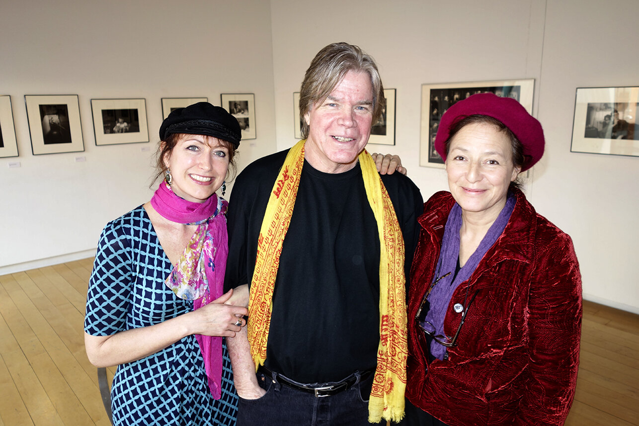  Artist Carlotta Hester, Exhibition Curator Chris Murray and Gallery of Photography Curator Tanya Kiang 