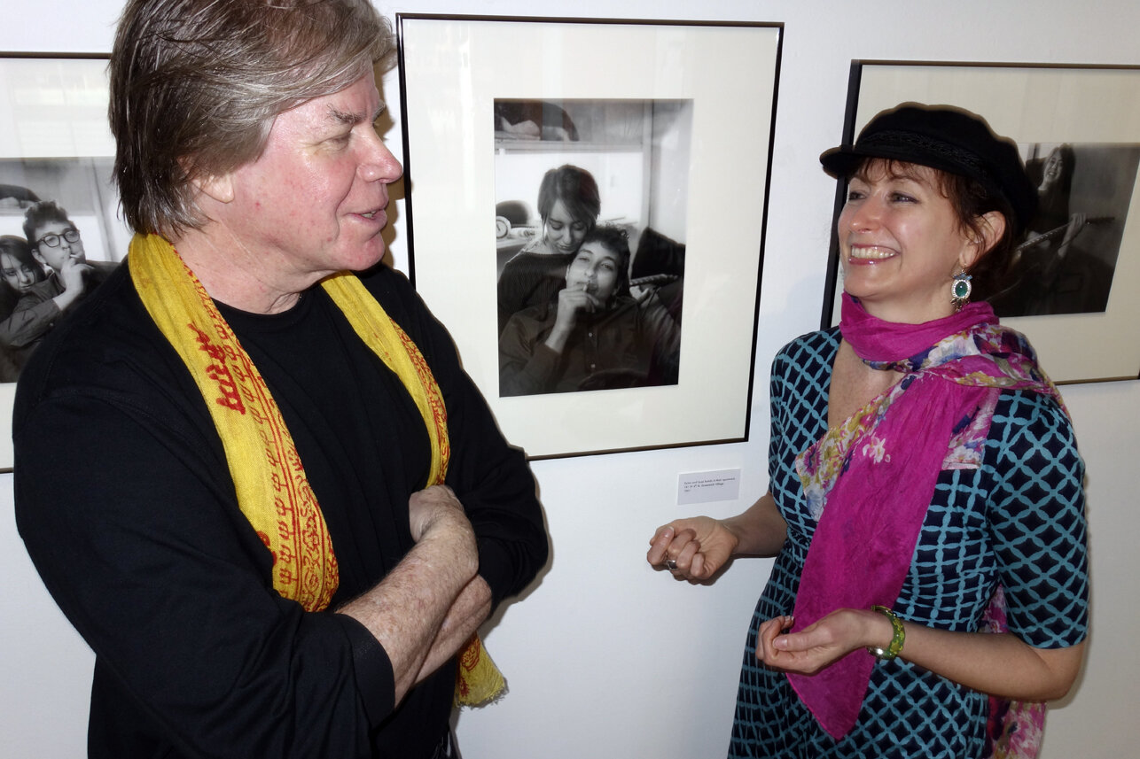  Exhibition Curator Chris Murray and Artist Carlotta Hester 