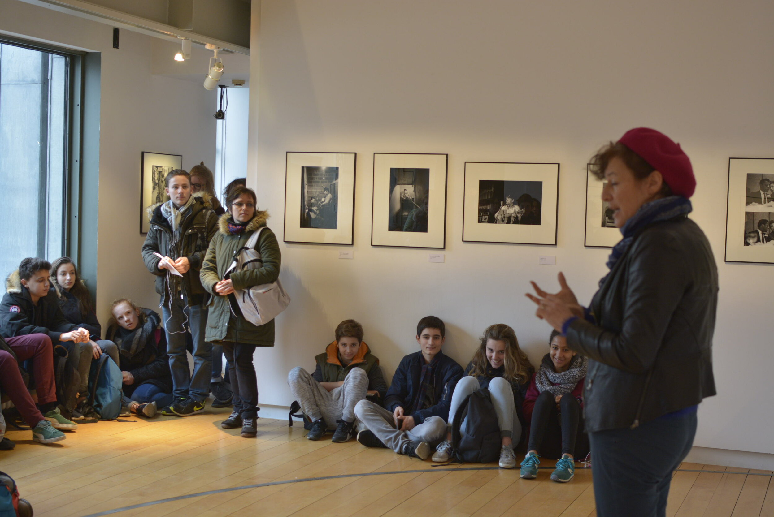  Curator Tanya Kiang giving a talk on the exhibition 