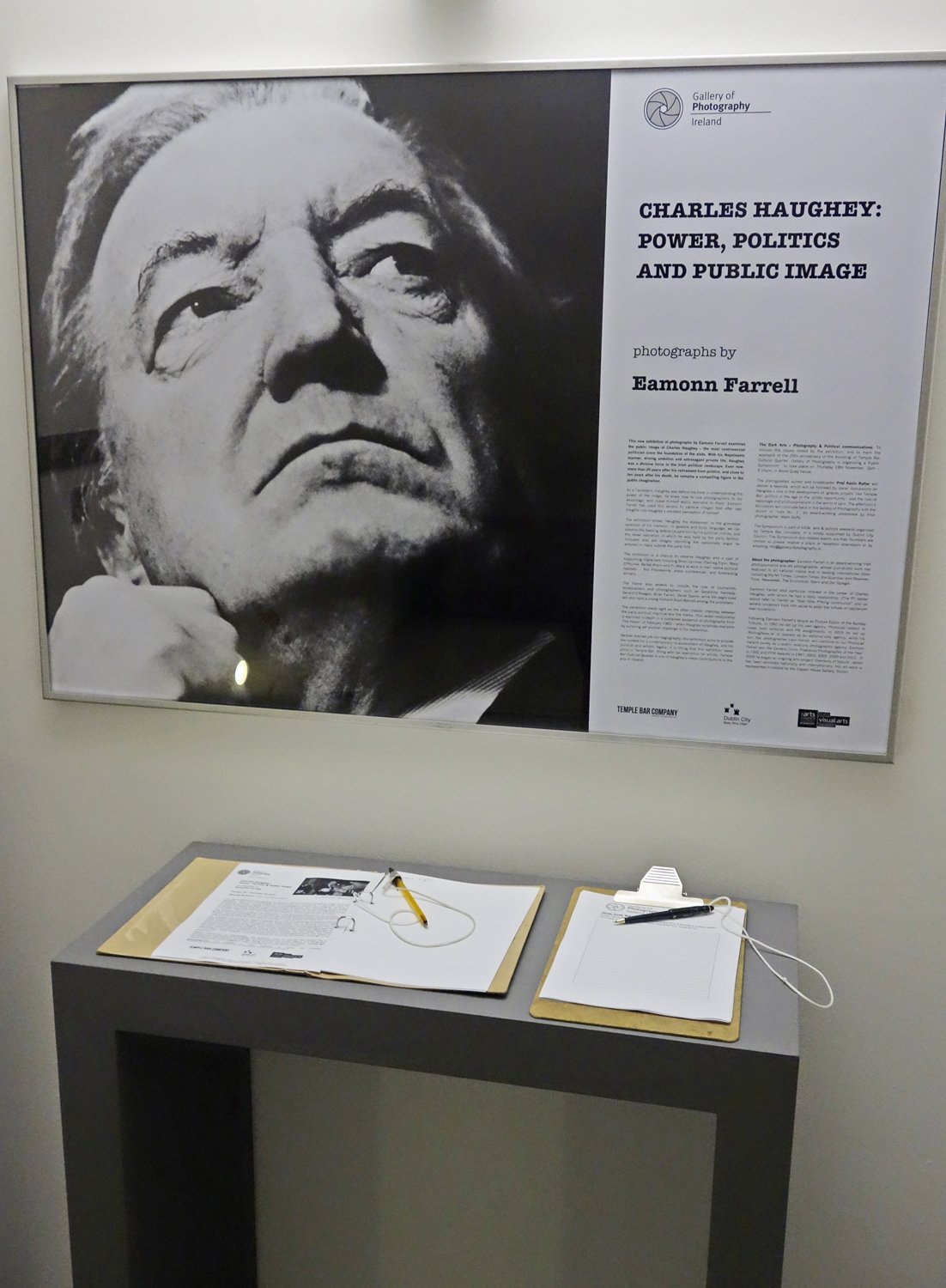  Charles Haughey: Power, Politics &amp; Public Image Exhibition 