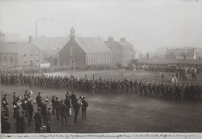  Victoria Barracks, Belfast, February 1916, from the Madden family archive 