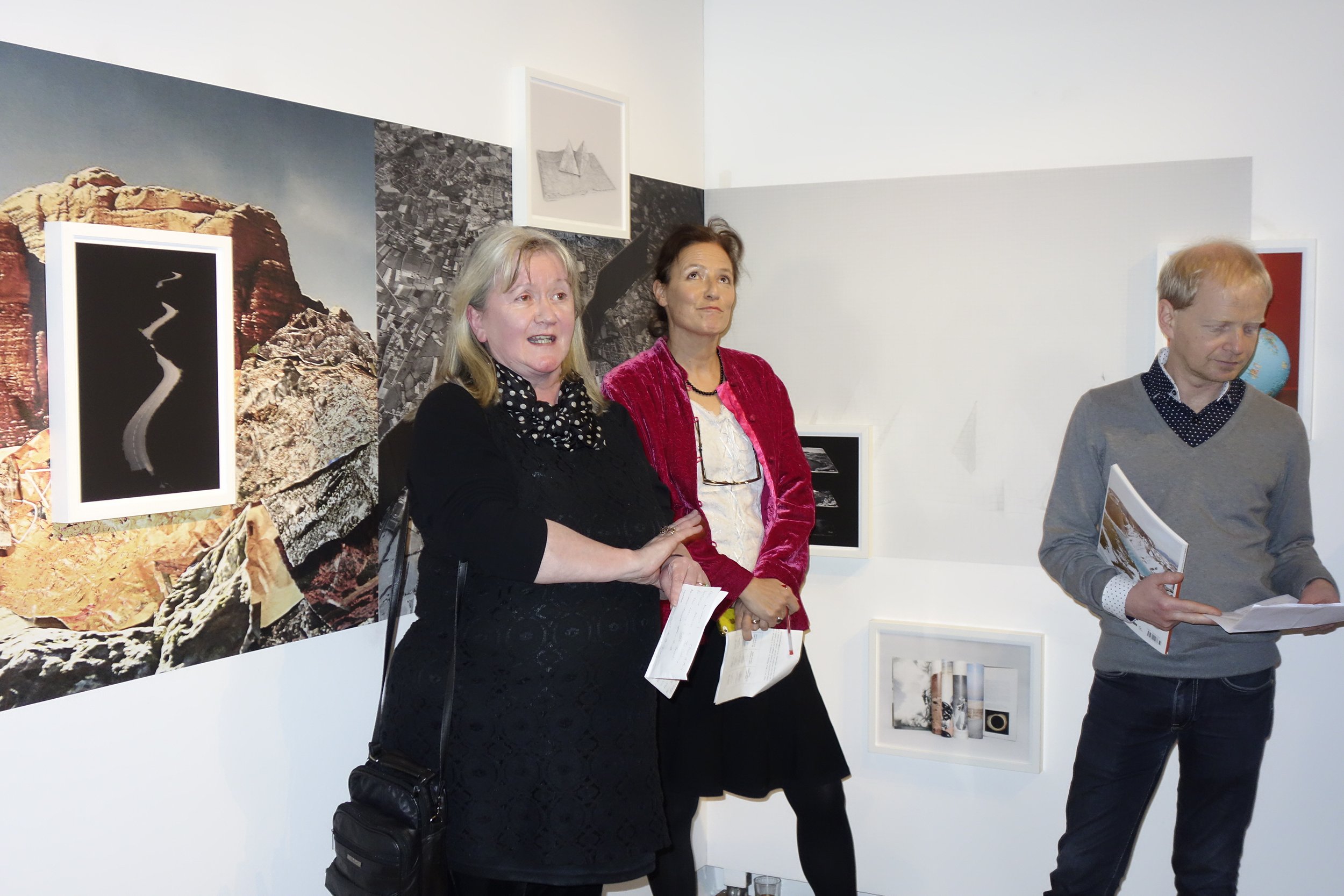  Chairperson of the Gallery Stephanie McBride, Curator Tanya Kiang &amp; Source Editor John Duncan  