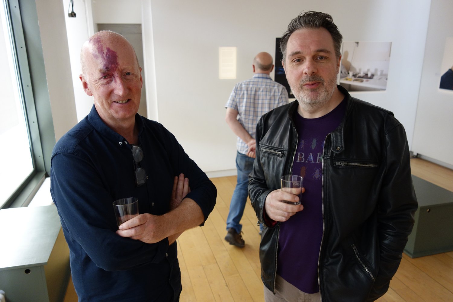  Dr. Anthony Haughey with Photographer Malcolm Craig Gilbert 