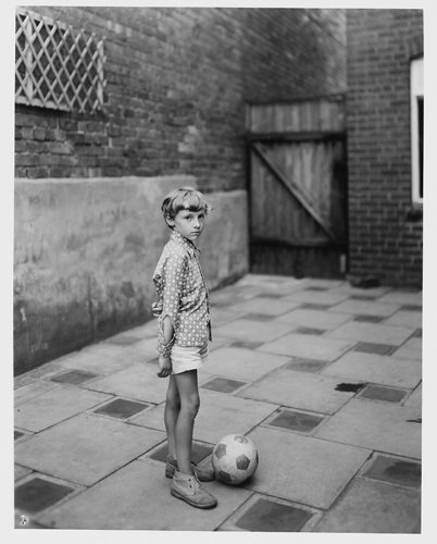  Young boy with ball, 1974 