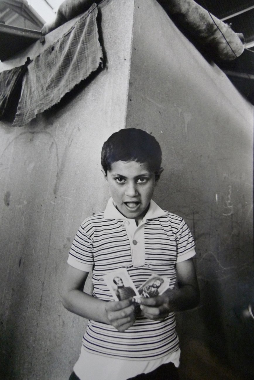 Young Greek refugee, Cyprus, 1976