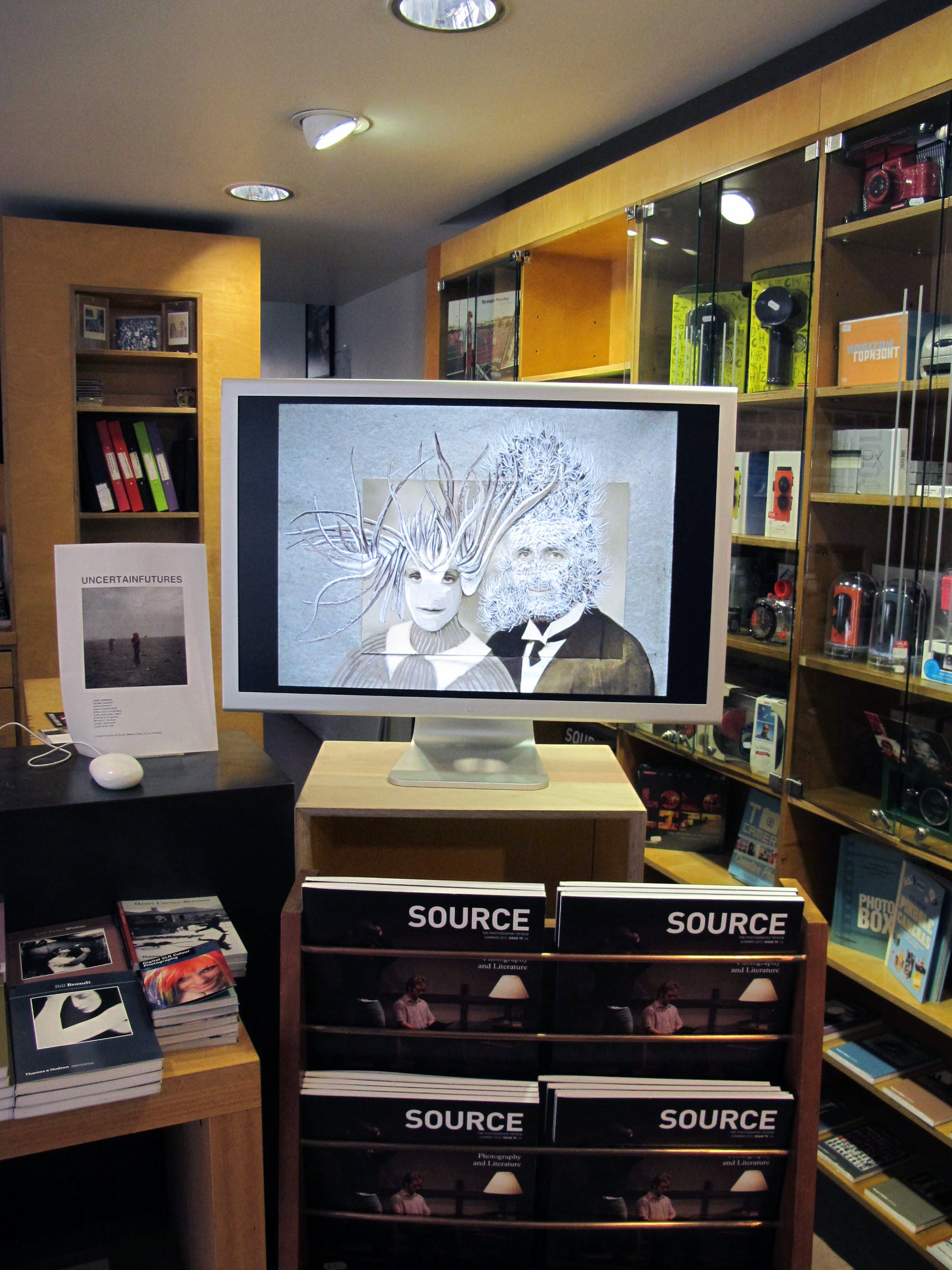  The Slideshow in the Gallery of Photography Ireland’s Bookshop 