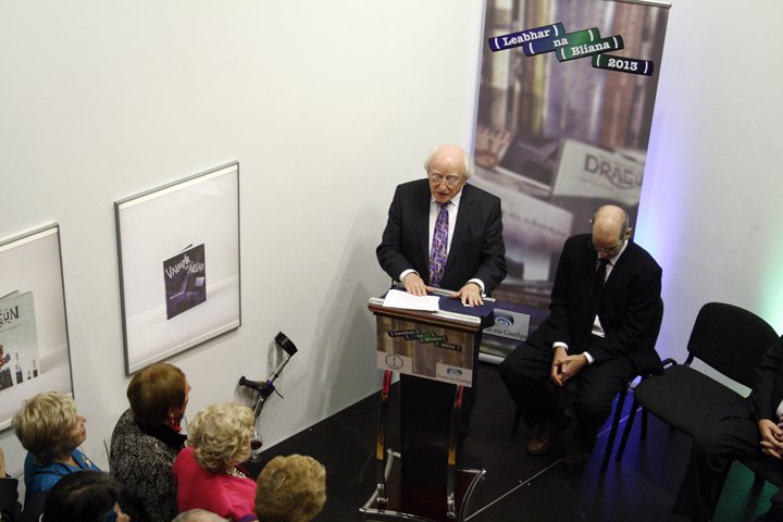 President&nbsp;Michael D Higgins speaking at the Awards