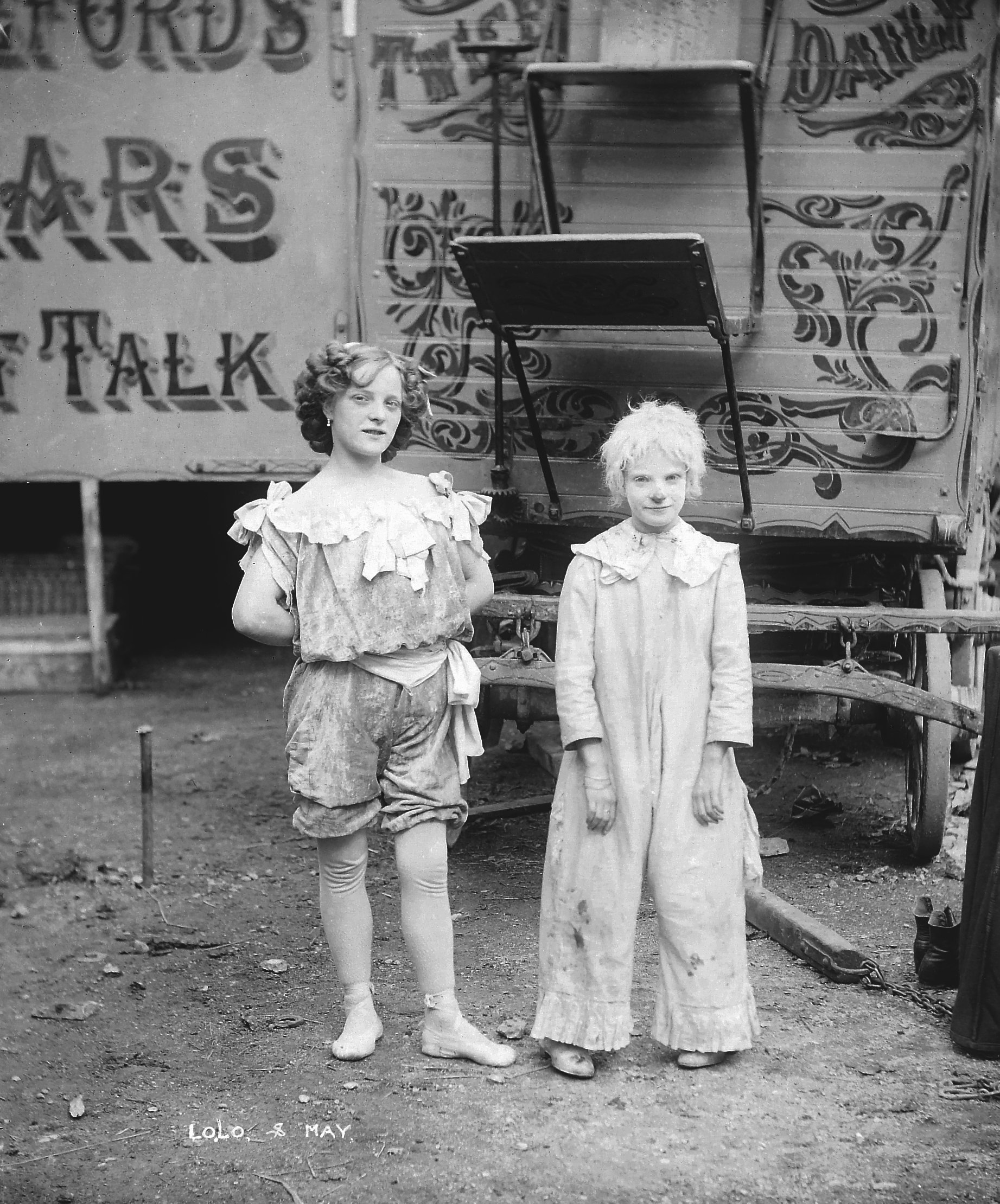 Hanneford's Canadian Circus, two children called Lola and May, c.1910 © (Copy)