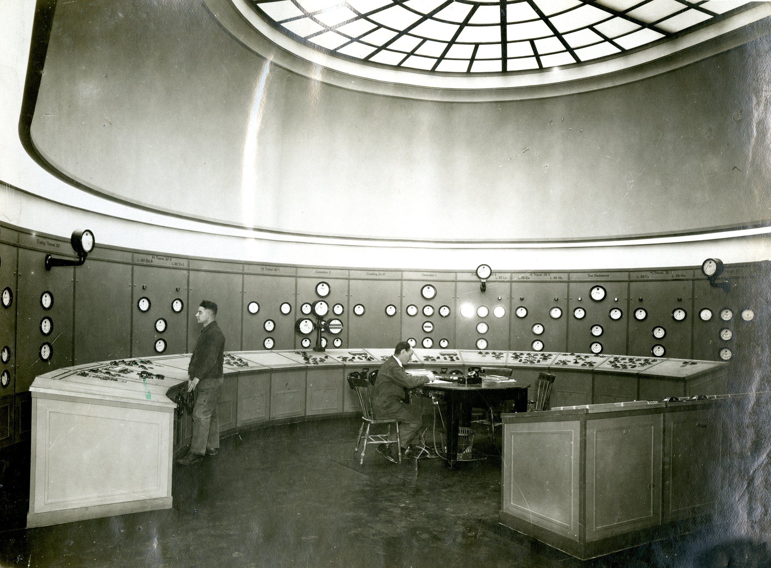 Main Control Room of Power Station Service. Ardnacrusha, 1929 © (Copy)