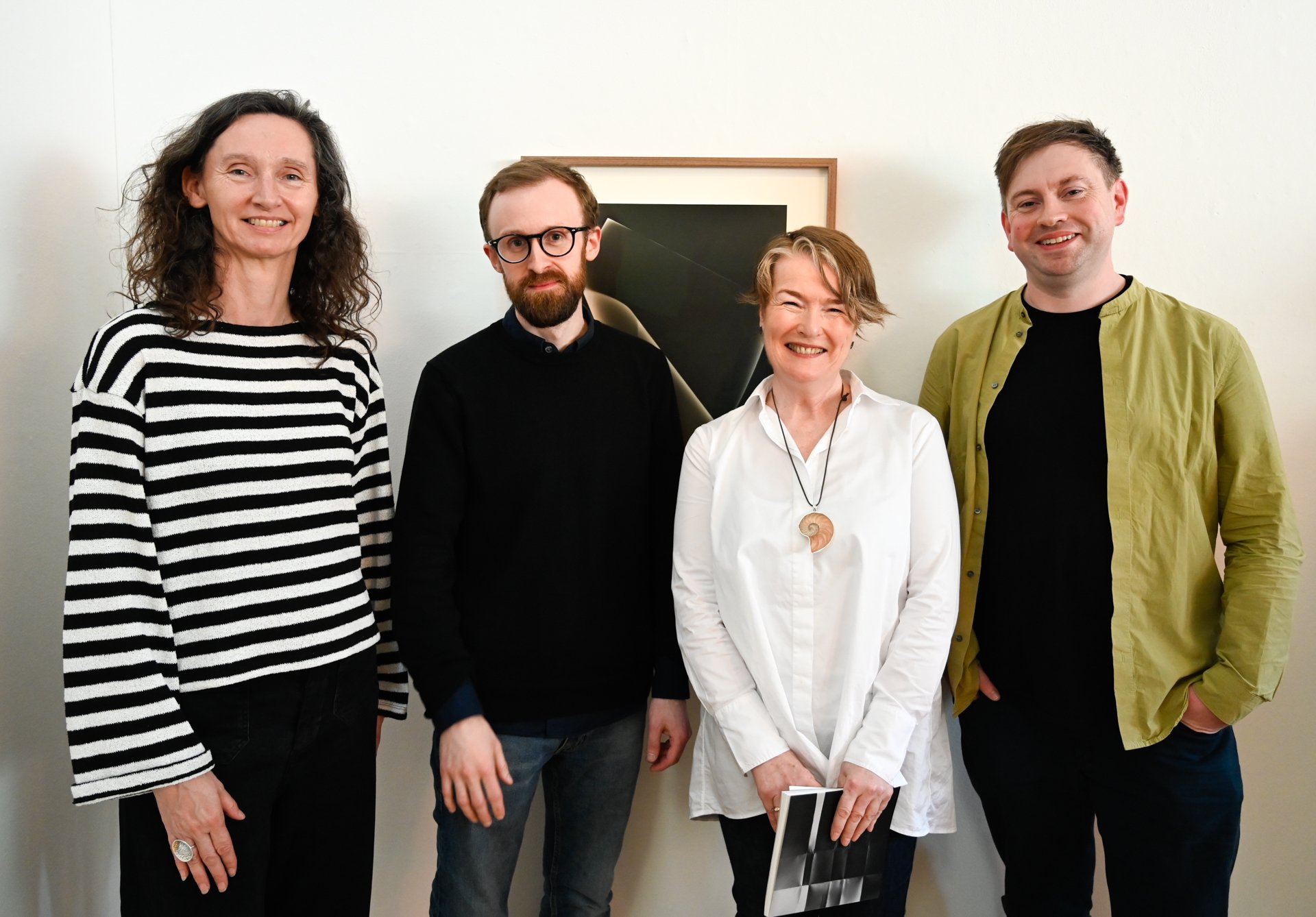 Maureen Kenelly, Director of The Arts Council of Ireland, Darren Campion, Assistant Curator Photo Museum Ireland, Artist Roseanne Lynch and Curator Pádraig Spillane