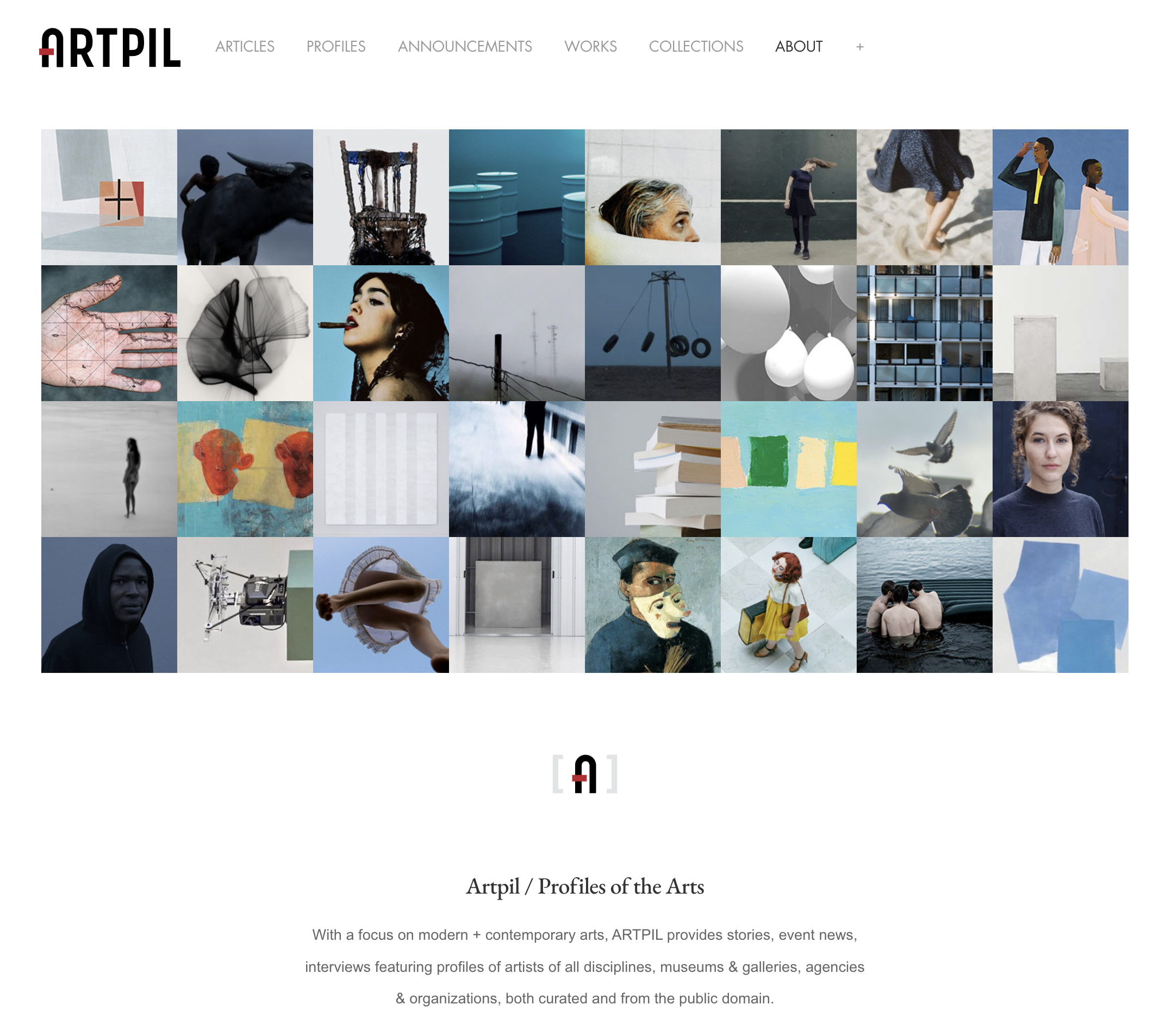 Artpil / Profiles of the Arts