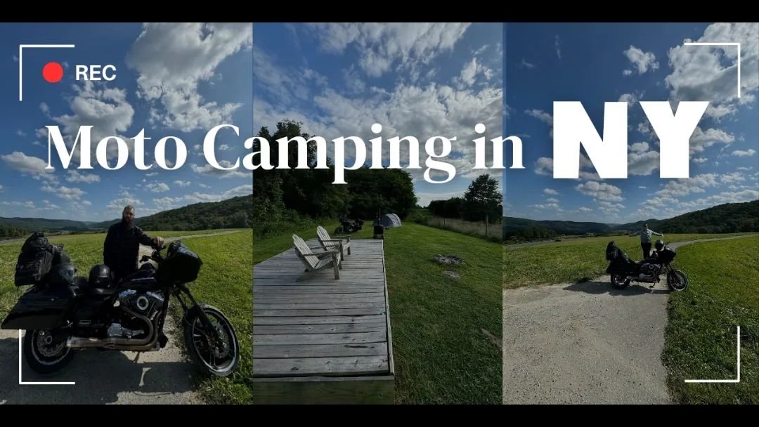 Our latest YouTube video has dropped!
☆
We went camping on the bike up in NY and had an absolute blast. Go check it out and comment your favorite sights!
☆
MADE IN USA
☆
💻 www.rattyfab.com 
📧 rattyfab@gmail.com 
☆
#rattyfab #rattyfabllc #exceedingt