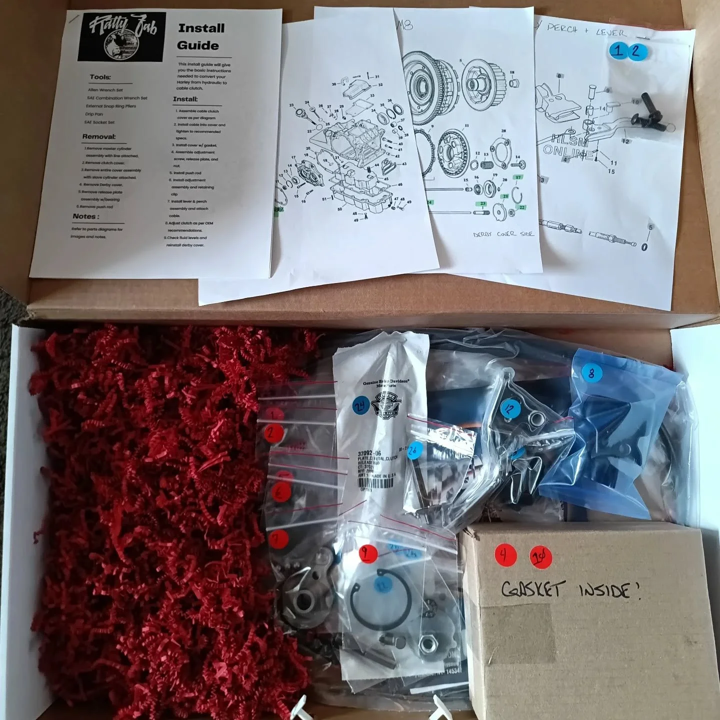 Harley Hydraulic to Cable Conversion Kits 
☆
These have been flying off the shelves lately! We have at least one kit a week being sent out to a customer or dealer. Check out the website for information and options and be sure to reach out with any ad
