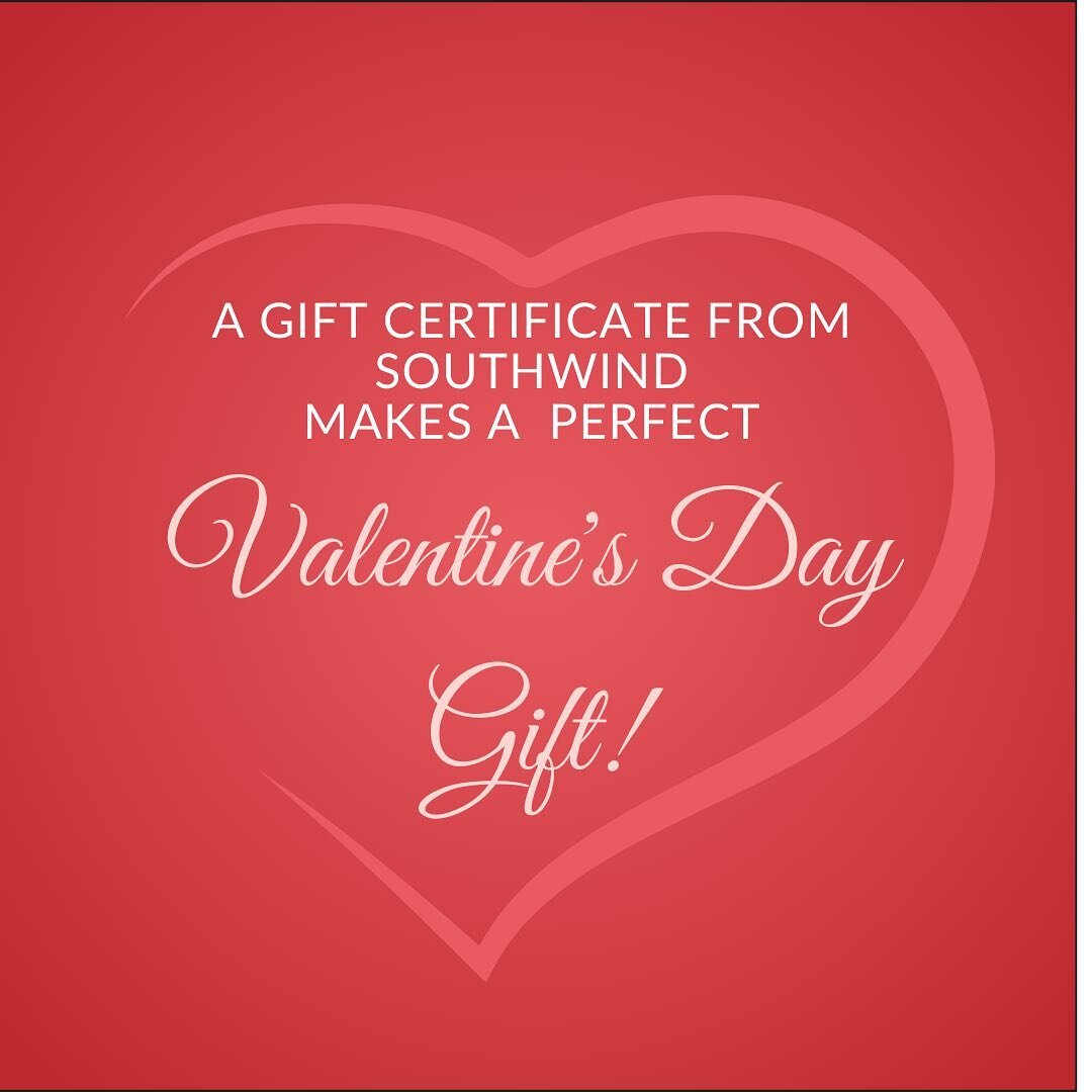 Treat your special person with the gift of relaxation.  Get your instant gift certificates at southwindhealthcollective.com