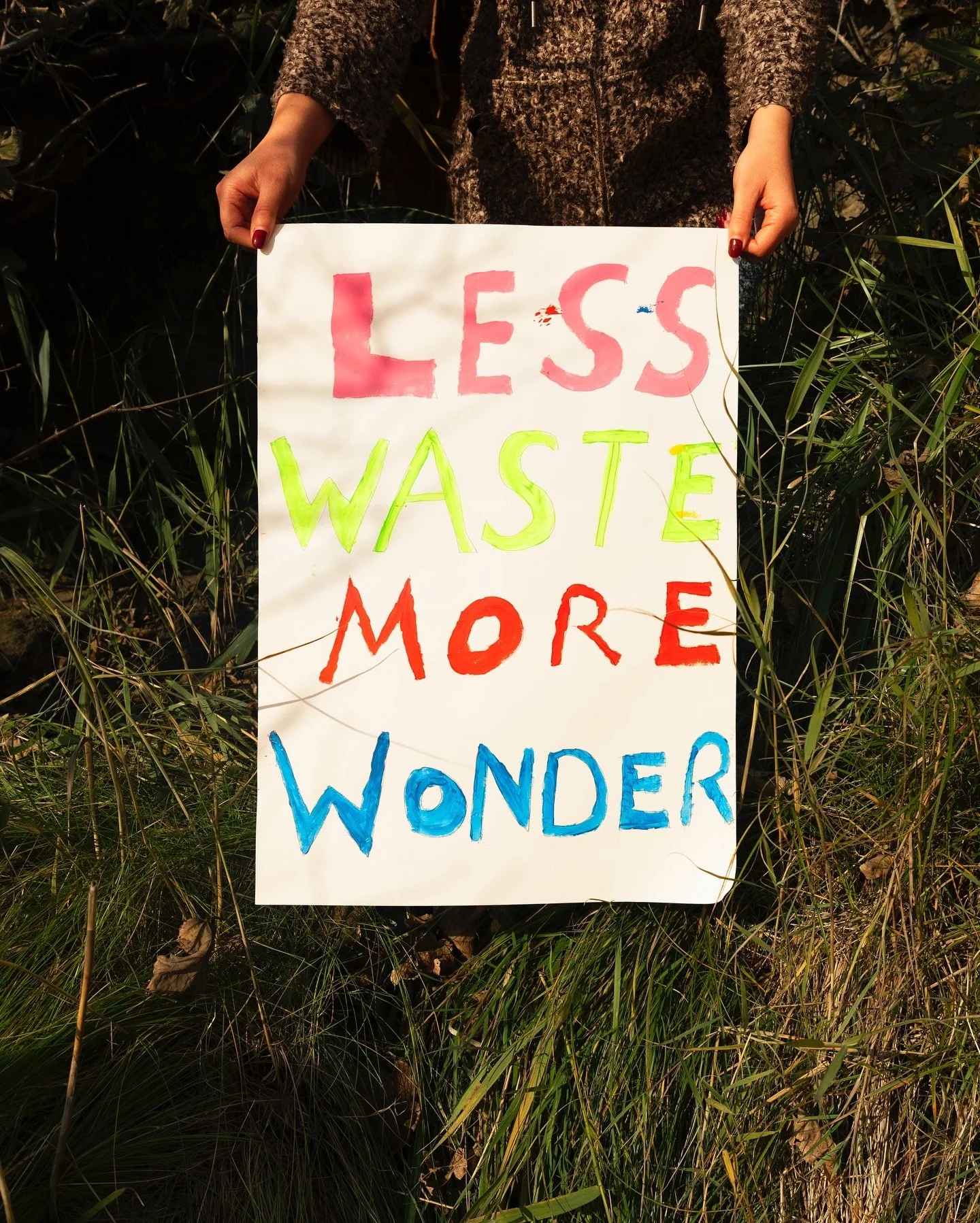 Less Waste, More Wonder.

🌿Another Good Life vision, highlighting the desire for less harmful waste-driving activity like buying things we don&rsquo;t need, and more time spent embracing our curiosity, exploring the beauty of the world around us. 

