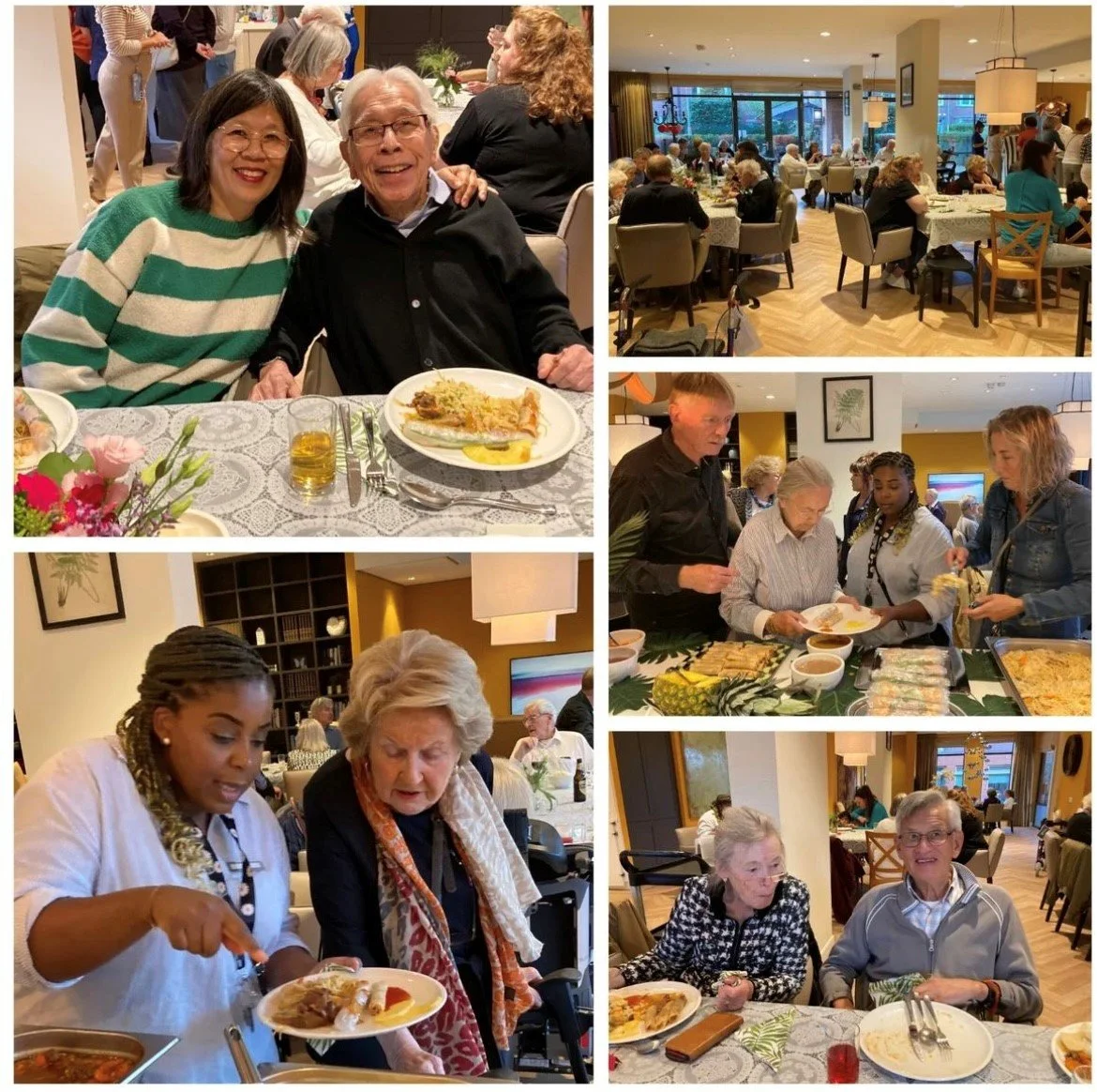 Rijsttafel voor Bewoners, familie en zorgteam!