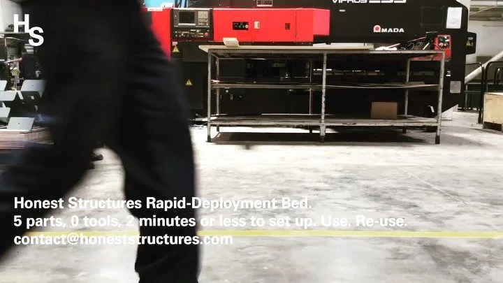 takes your lead.
-
How? The entire HS collection is designed to be customized and adaptable to your  needs. Thinking about something specific? Chances are we can do it. Just ask :)
-
Our friends at Architecture Discipline saw our rapid-deployment bed