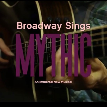 Tomorrow, get ready for another #BroadwaySingsMYTHIC music video with a brand new Broadway performer! #mythicmondays #justyouwaitandsee