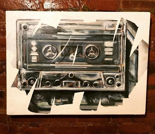 Pushing around paint - .
.
.
.
.'.
.
#tuckereason #oilpaint #brooklynart #artists #cassette #tape #music #studio #brick #artfinder #emergingartist #newyorkmusic #newyork #brooklyn #artstudio