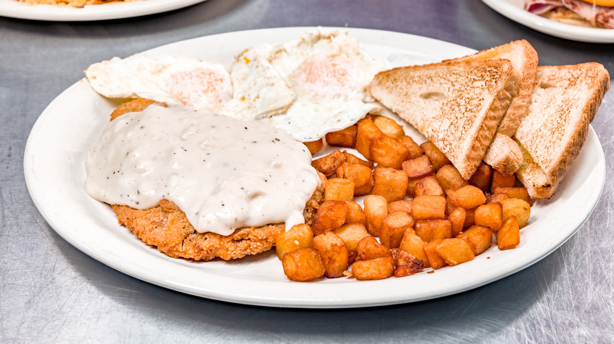 Tenderloin & Gravy Breakfast Plate Country Cafe.jpg