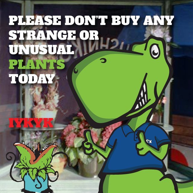 A few of us have learned about the last guy who bought a plant after the total Eclipse of the sun. We wanted to let you know, PLEASE don't buy any &quot;strange or unusual plants&quot; today. Thank you

#LittleShopofHorrors