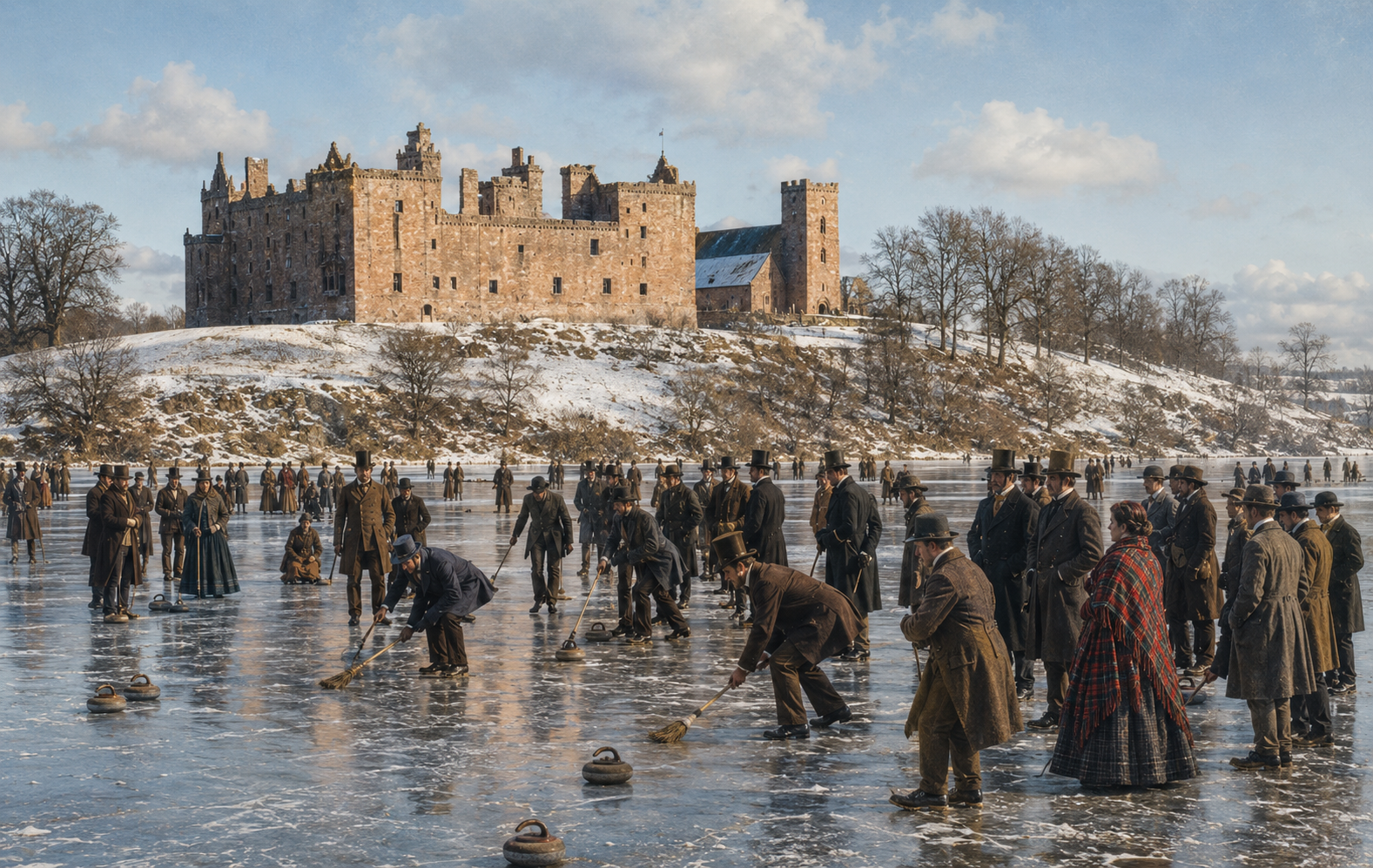 Bonspiels & Bitter Frosts - Curling in Linlithgow