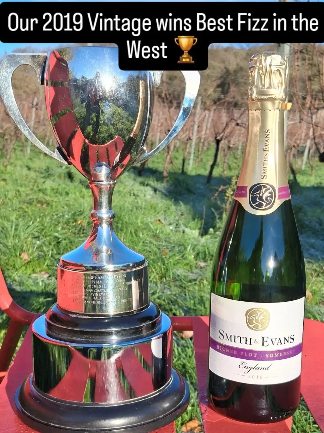 Super proud to say that our 2019 Vintage won a Gold Medal and the trophy for best Classic Cuv&eacute;e @winegbwest awards.  We think this competition has some of the toughest judging around so a great result! So, that's two golds and a trophy this ye