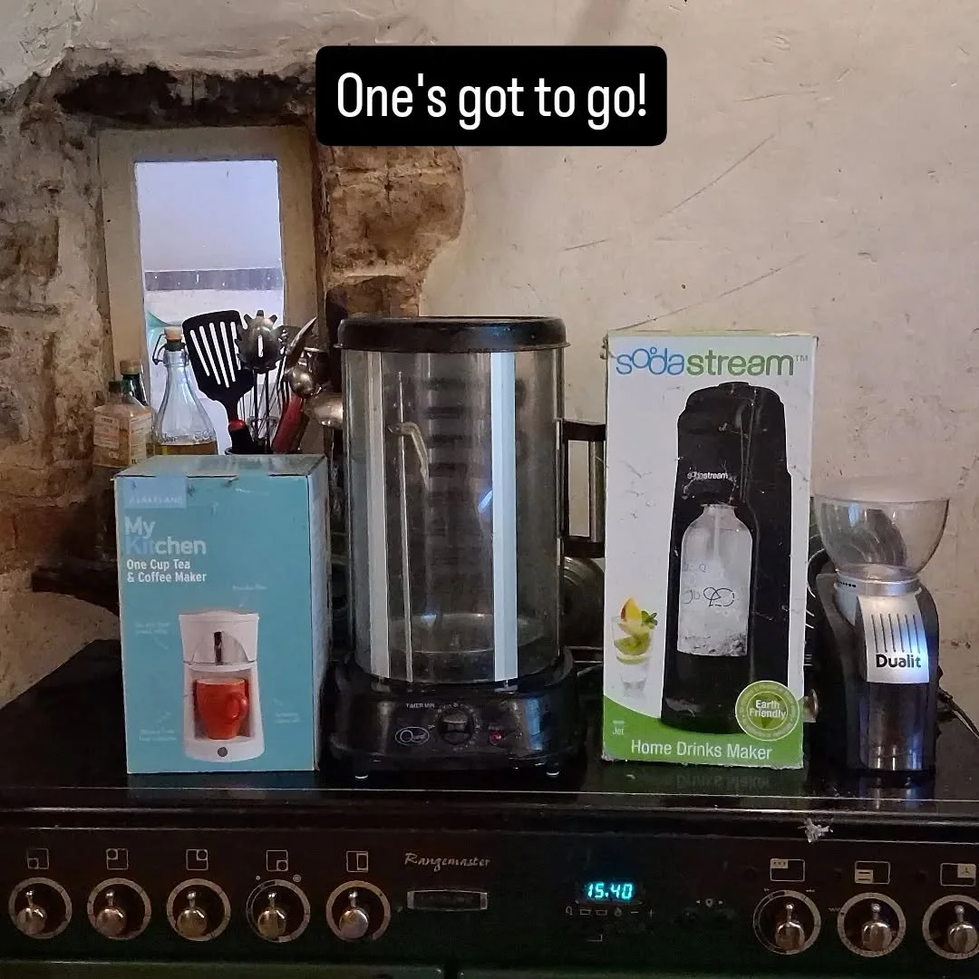 We're having a clear out here on the farm. One hardly ever used kitchen gadget has to get the boot. What's it gonna be??