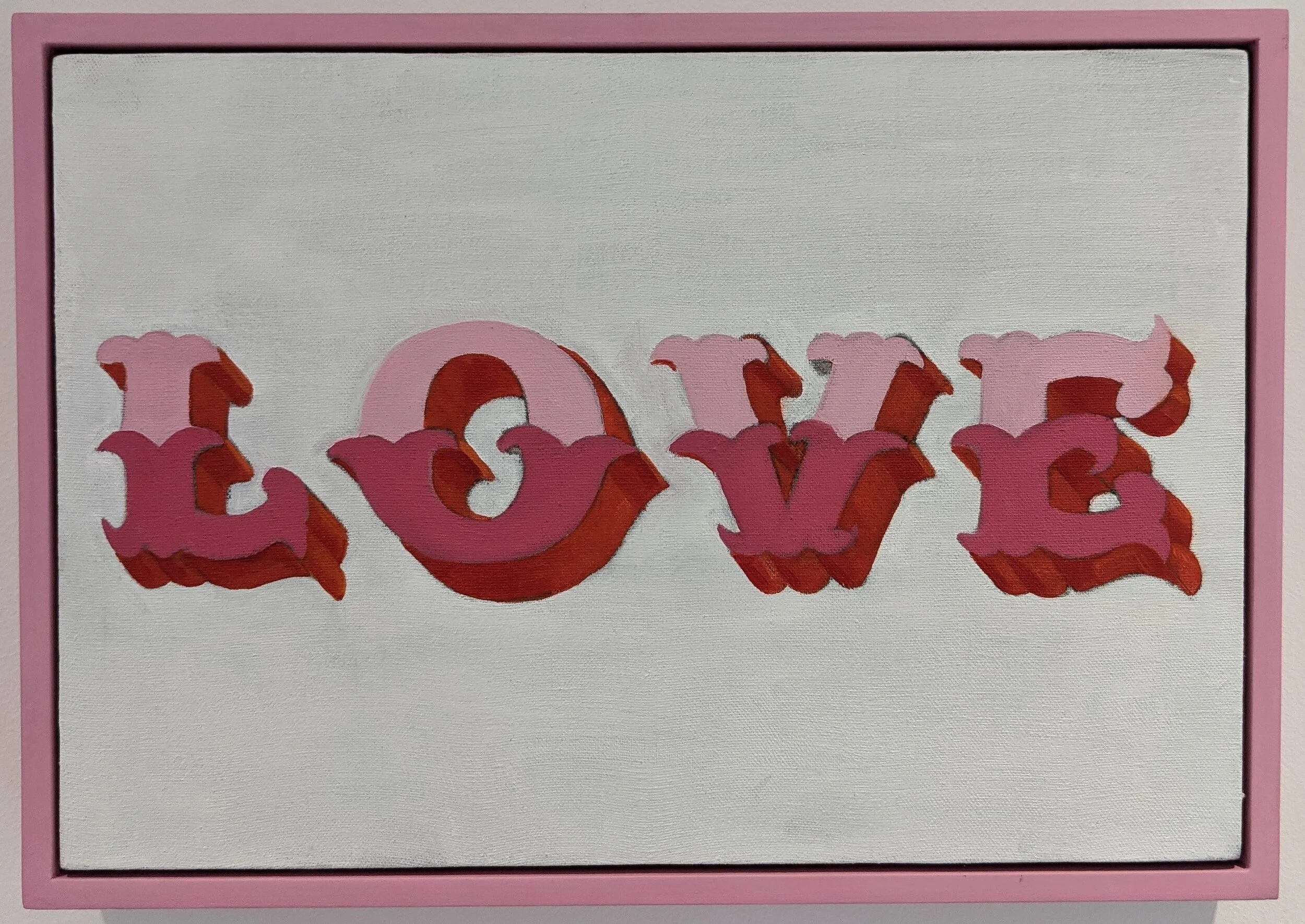 Love is Delicious (oil on wood panel)