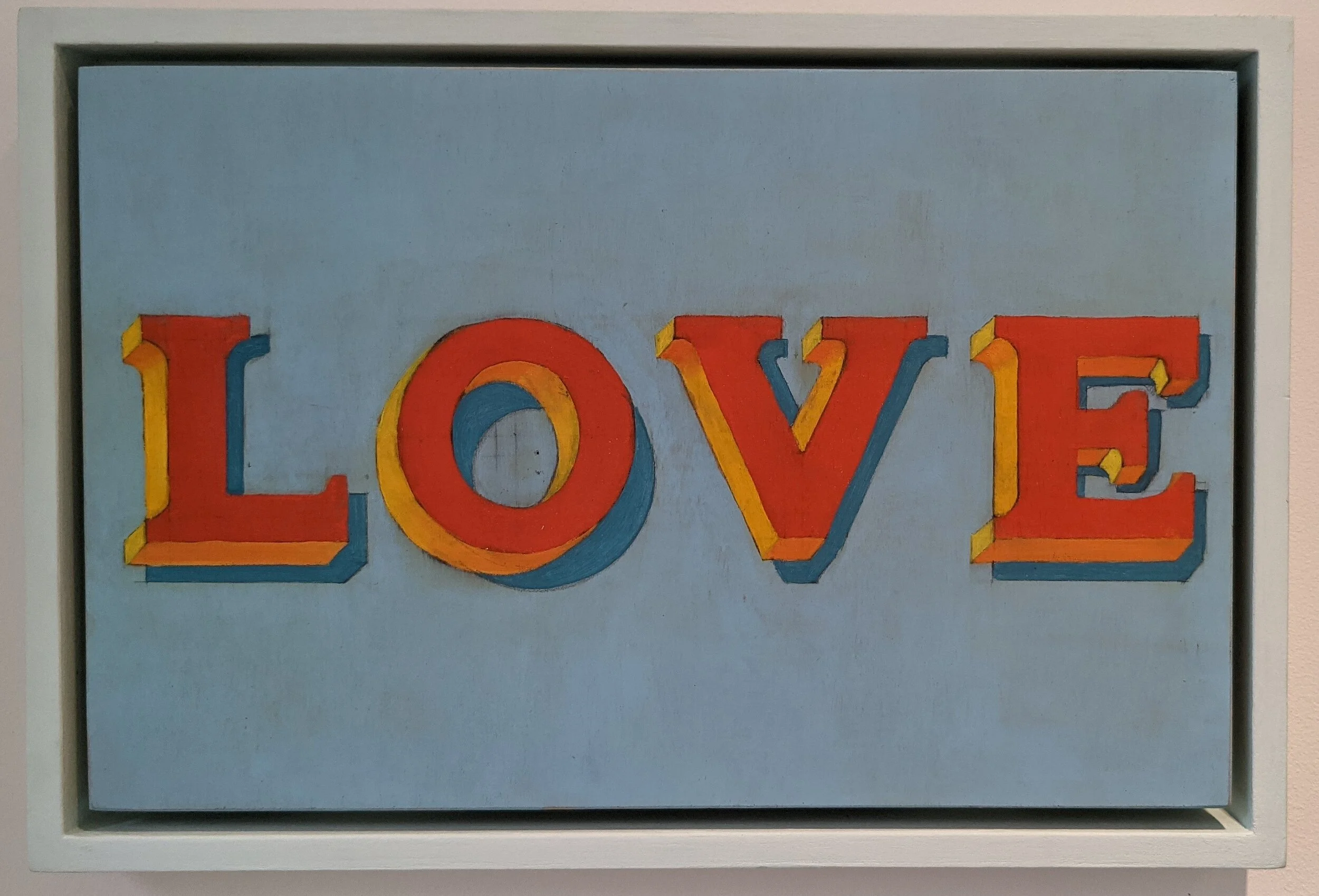 Love Glows (Oil on wood panel)