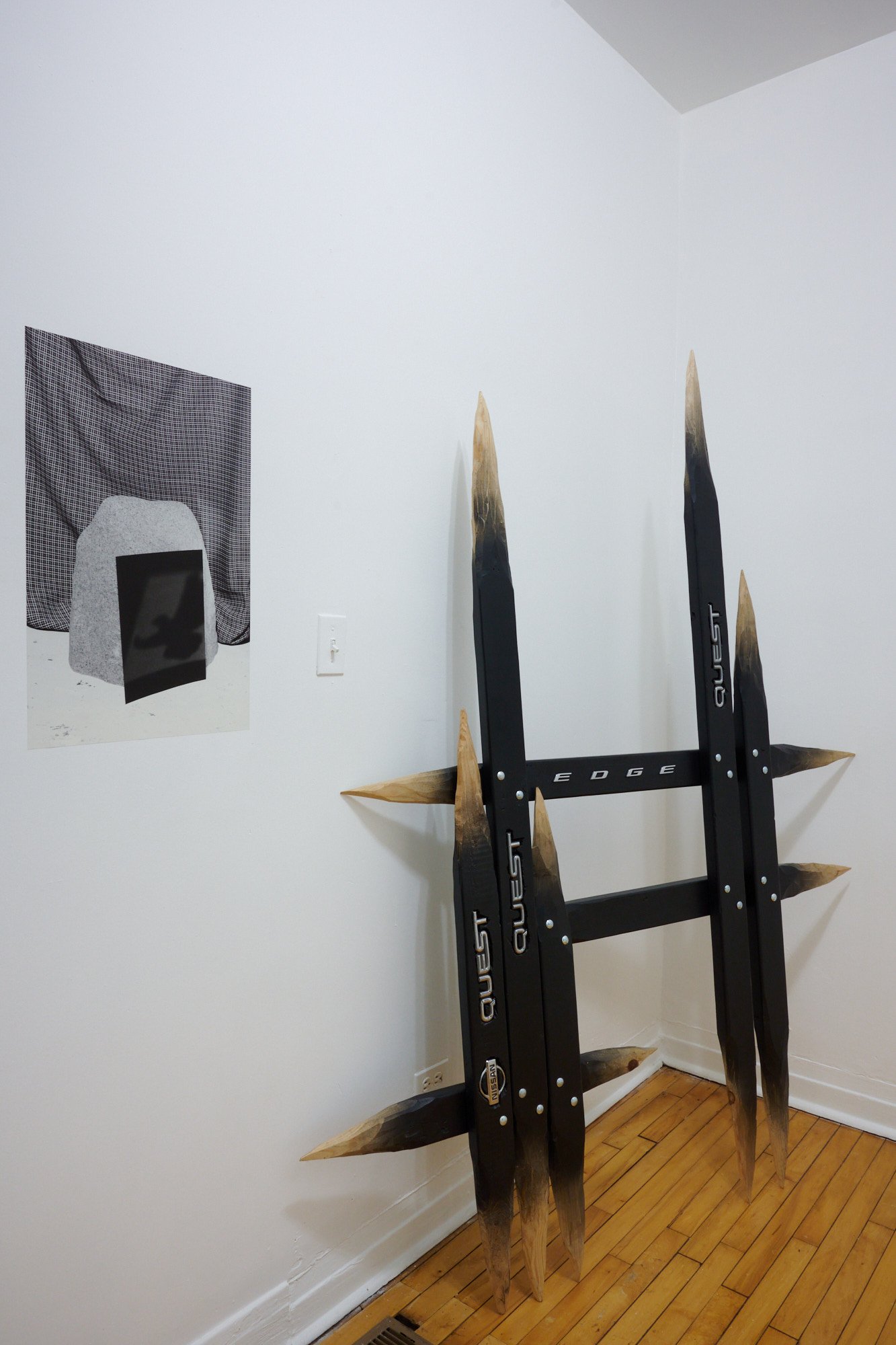 Installation view (left to right)