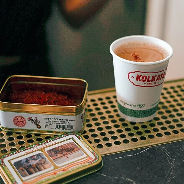Kolkata’s Kesar Chai courtesy of Kolkata Chai.