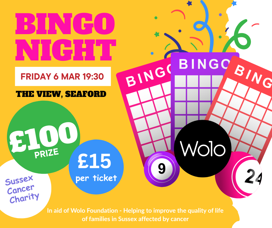 Wolo Bingo Night 6 Mar! 