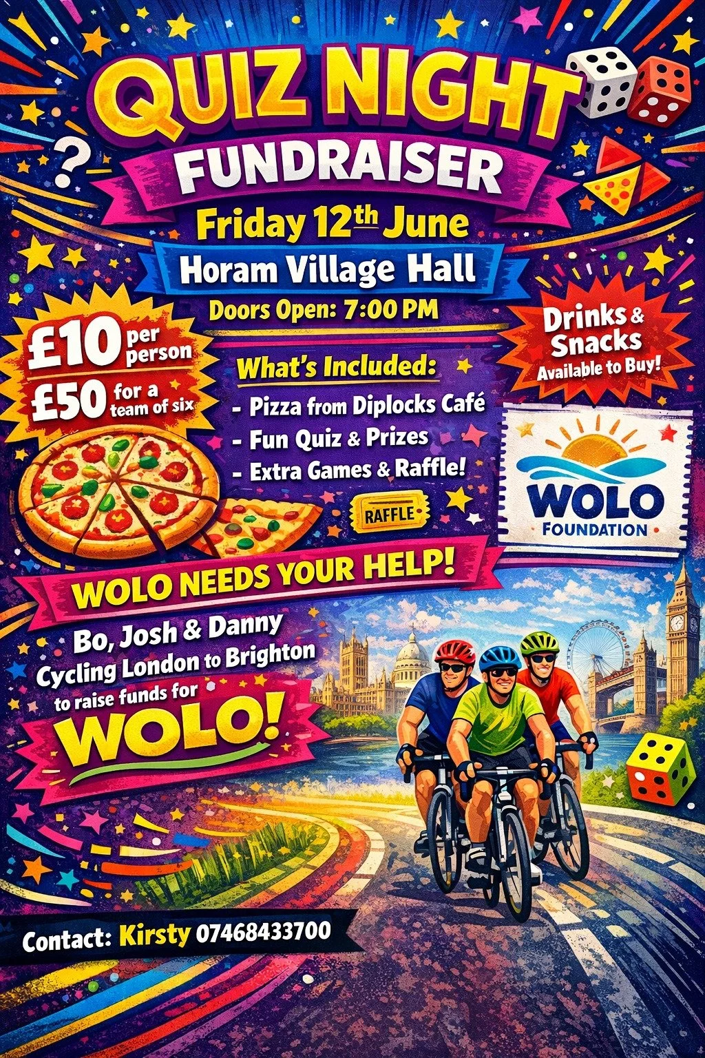 Quiz Night - Horam Village Hall - 12 June!