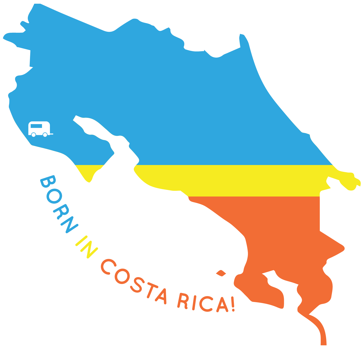 Born in costa rica truck map