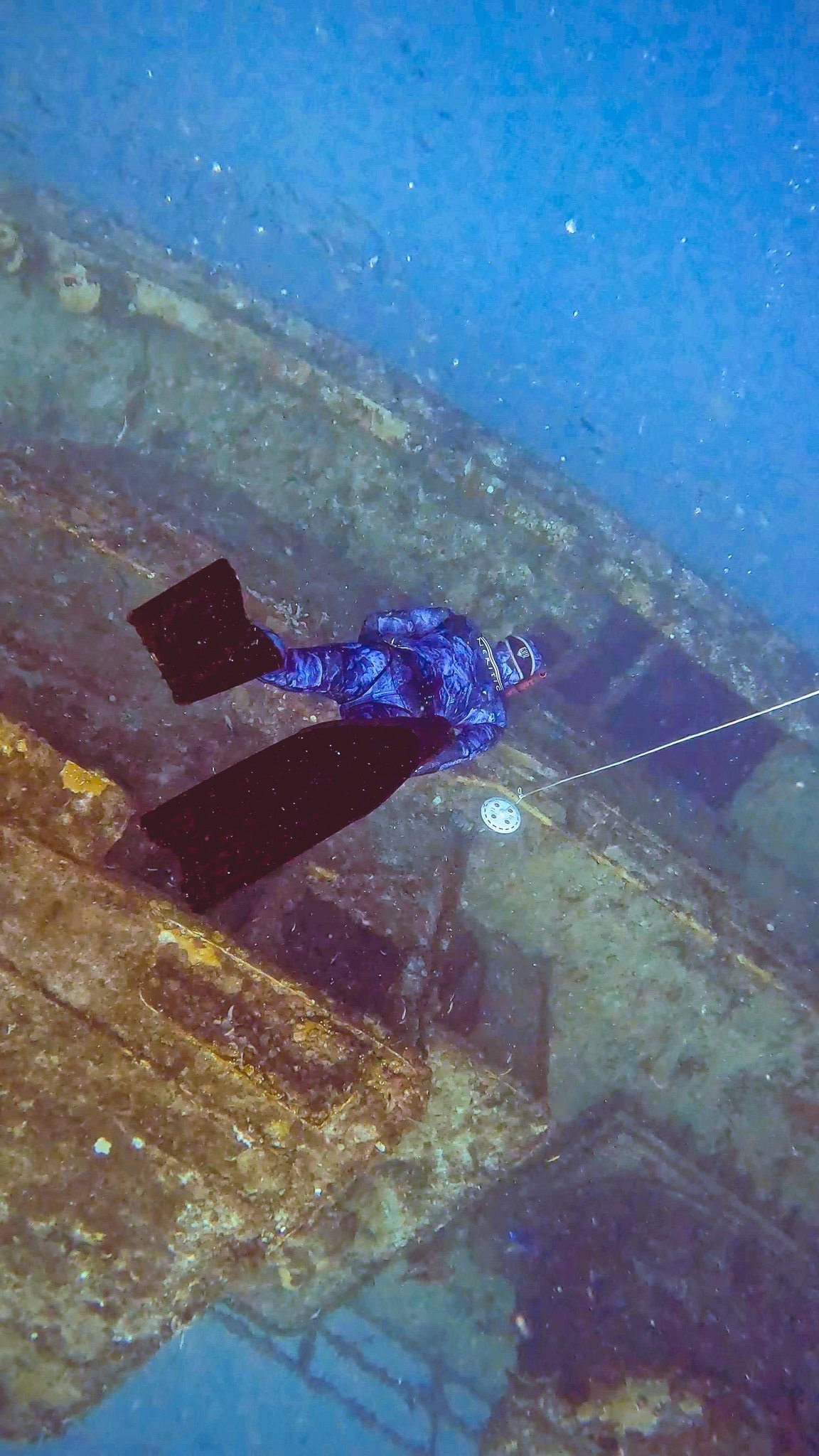 Freediving the Okinawa Shipwreck