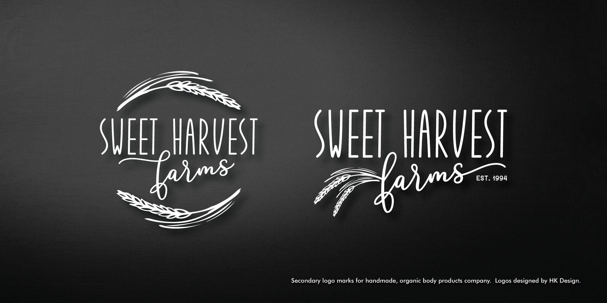 Secondary logo marks for Sweet Harvest Farms.